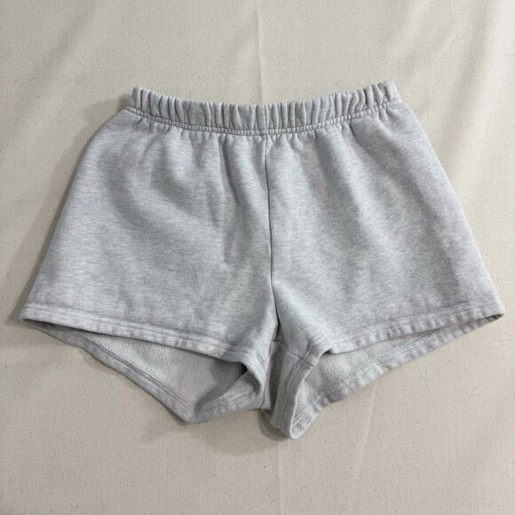 TNA COZY Fleece Shorts Womens Size Small GREY - Picture 1 of 7
